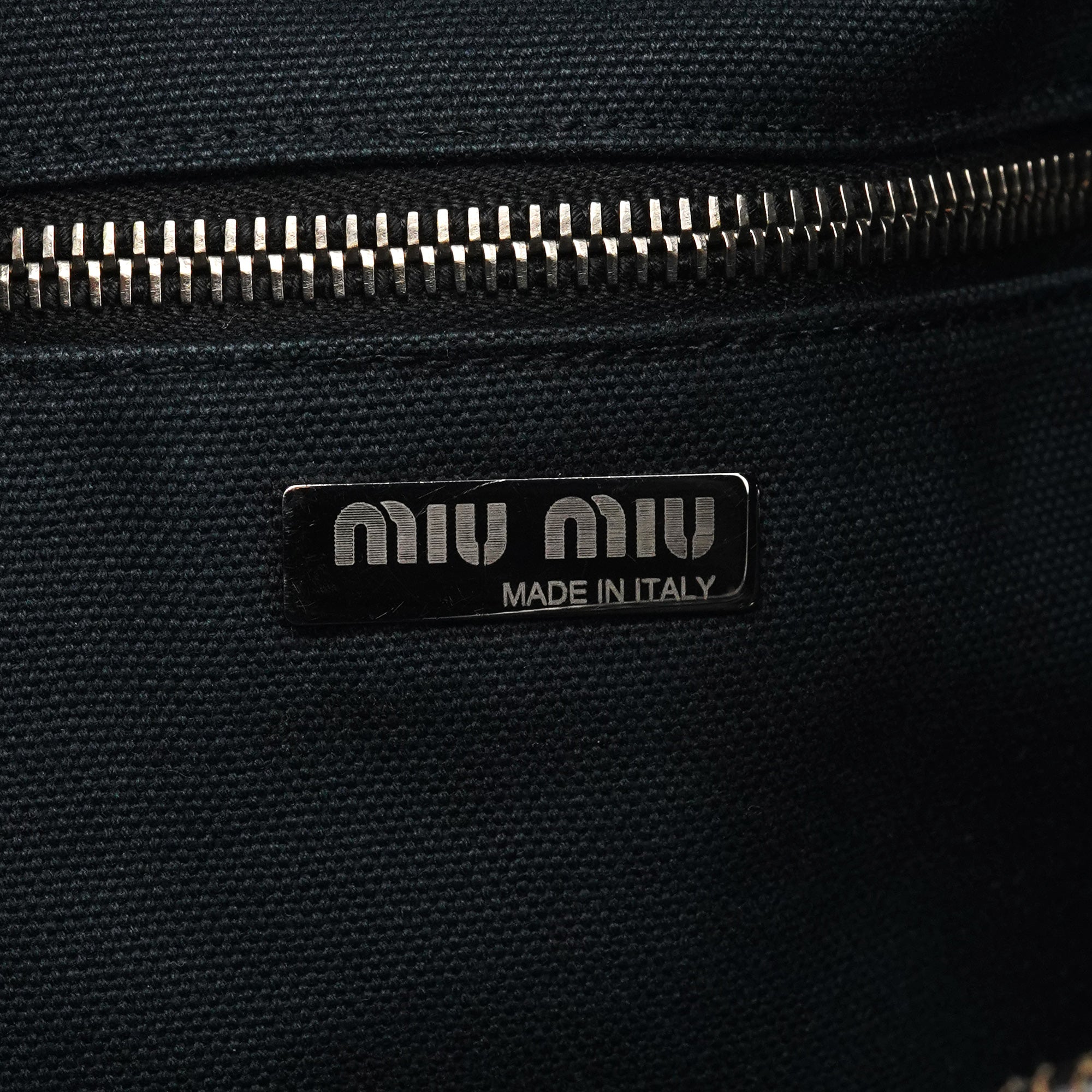 Navy Velvet Crackled Leather Duffle Backpack
