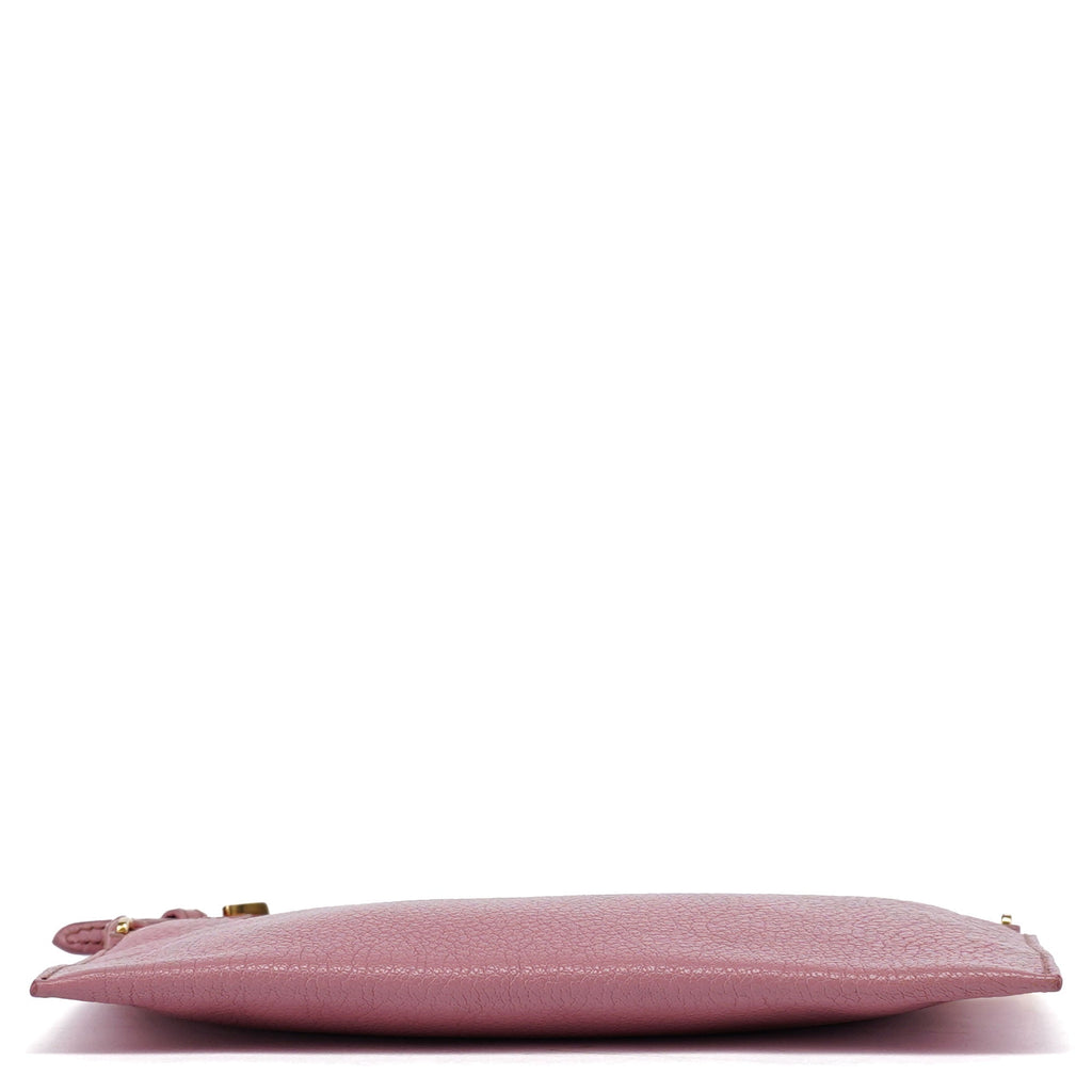 Pink Leather Shoulder Bag