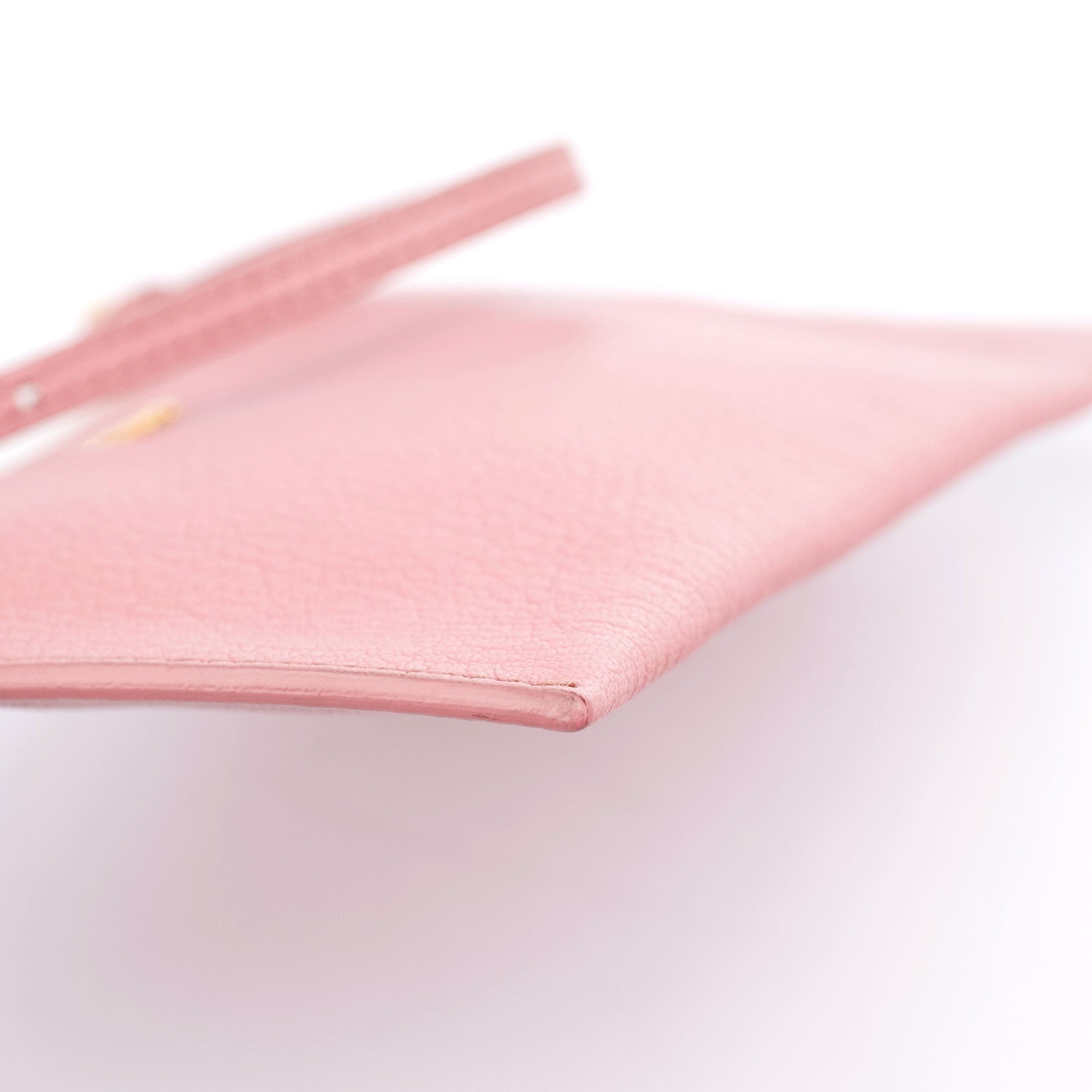 Pink Leather Shoulder Bag