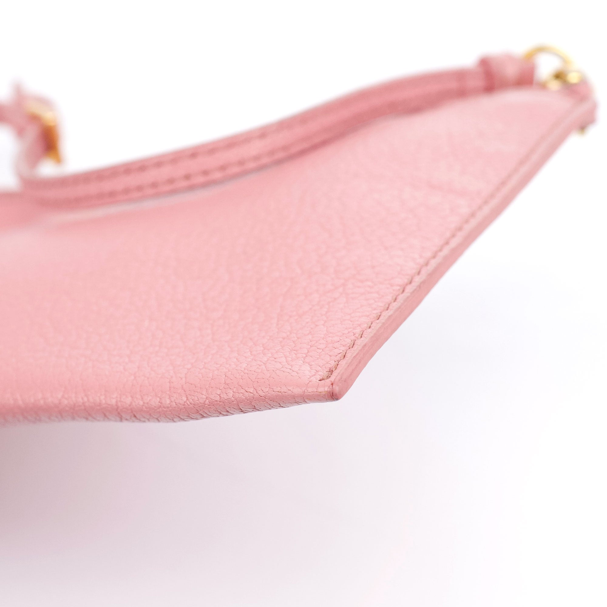 Pink Leather Shoulder Bag