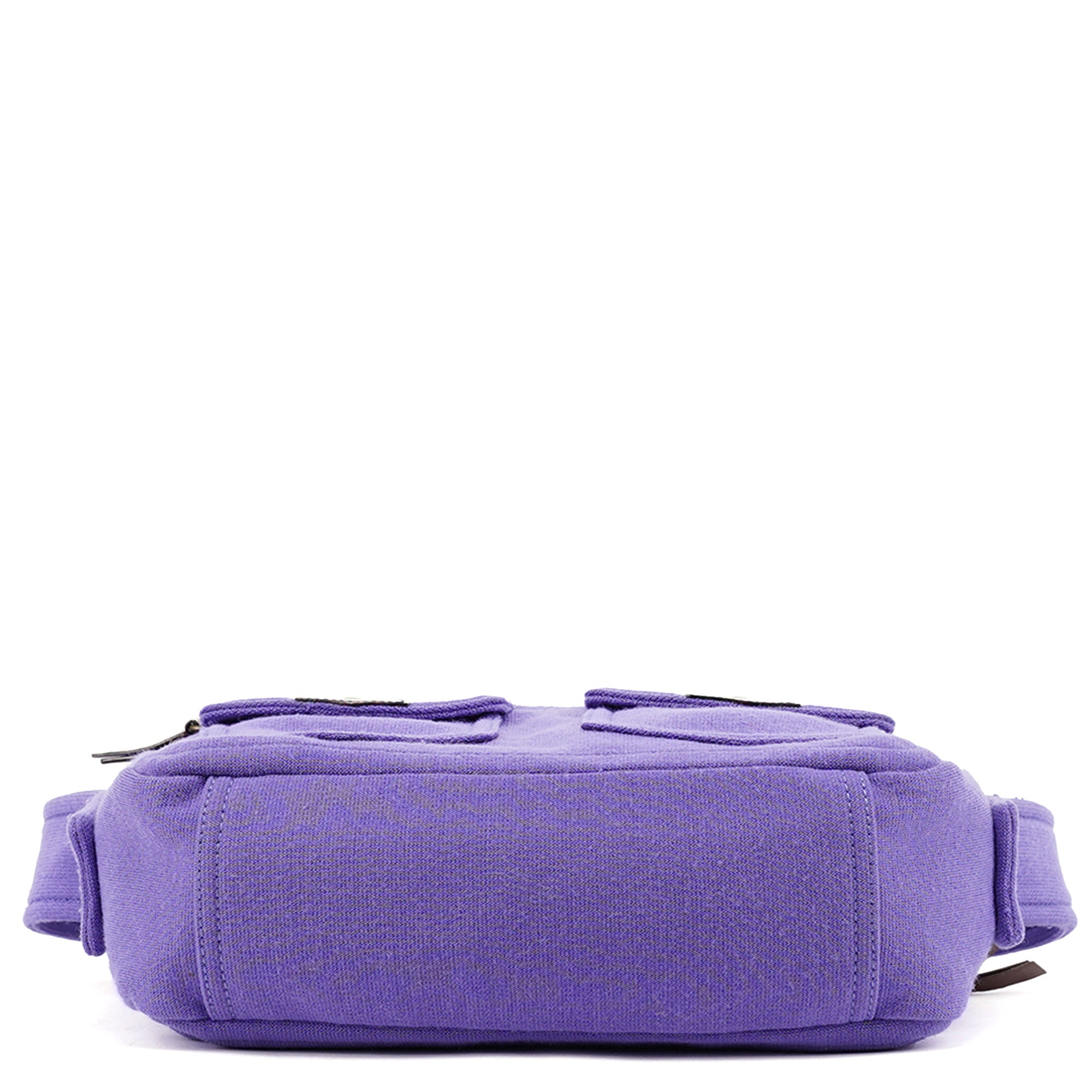 Purple Pocket Mesh Shoulder Bag