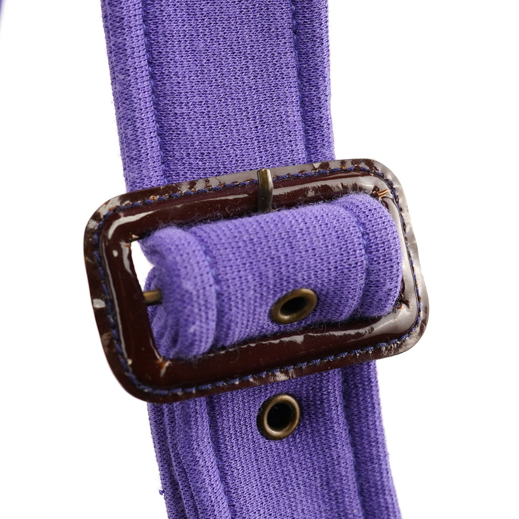 Purple Pocket Mesh Shoulder Bag