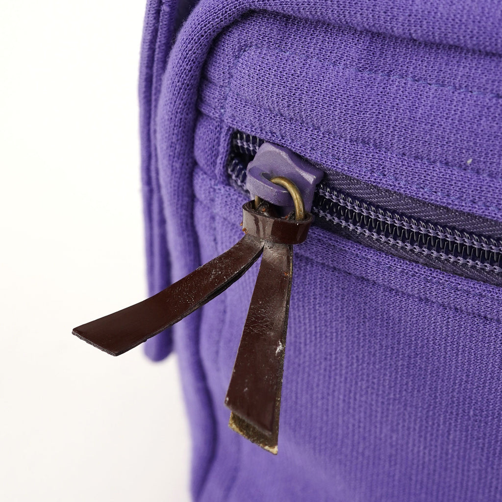 Purple Pocket Mesh Shoulder Bag