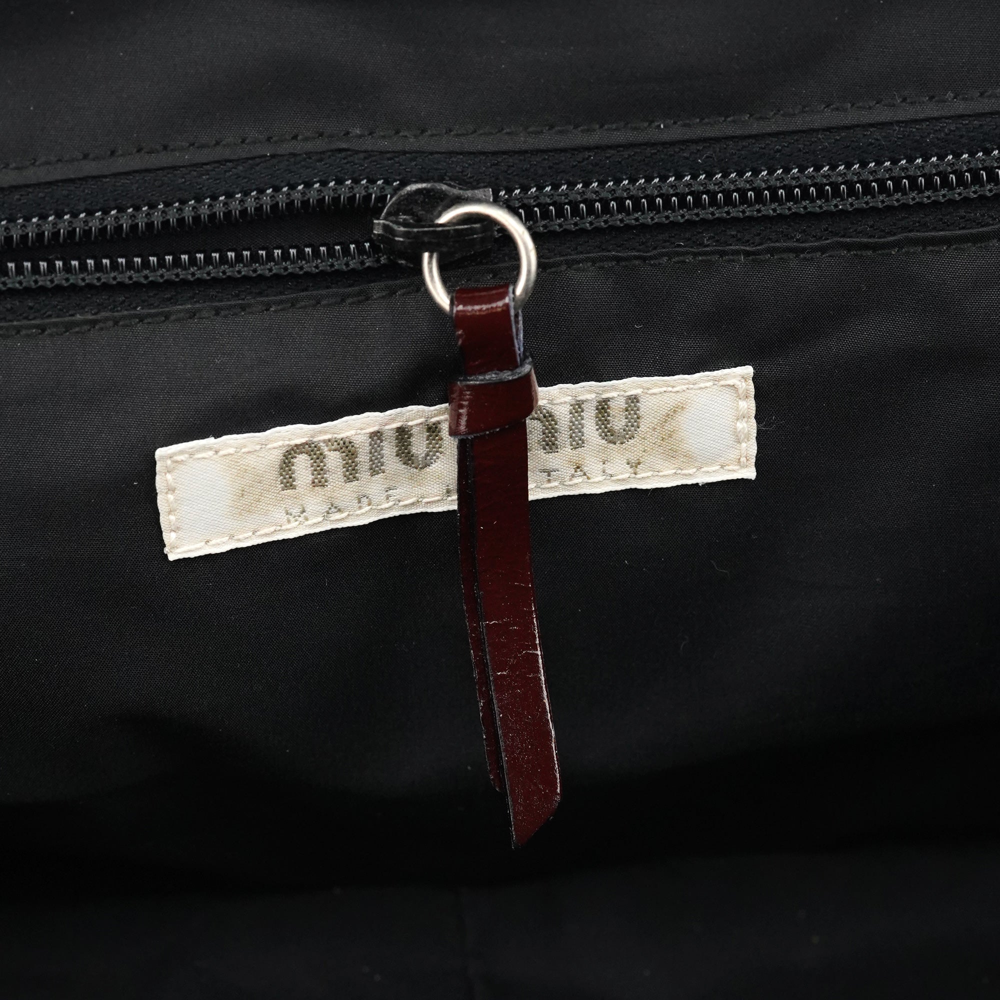Spring 2000 Burgundy Patent Leather Bowling Bag