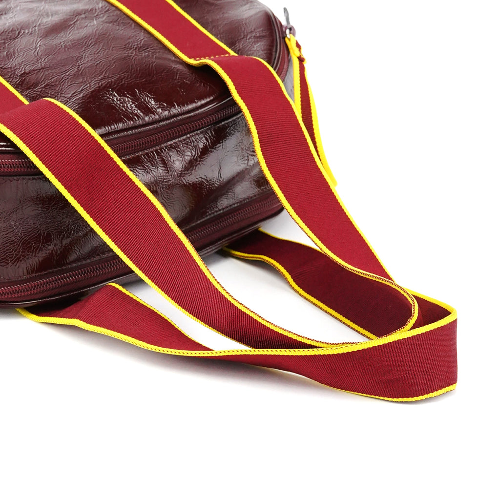 Spring 2000 Burgundy Patent Leather Bowling Bag
