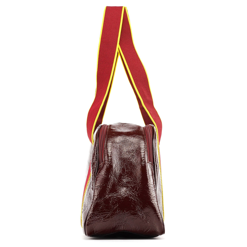 Spring 2000 Burgundy Patent Leather Bowling Bag
