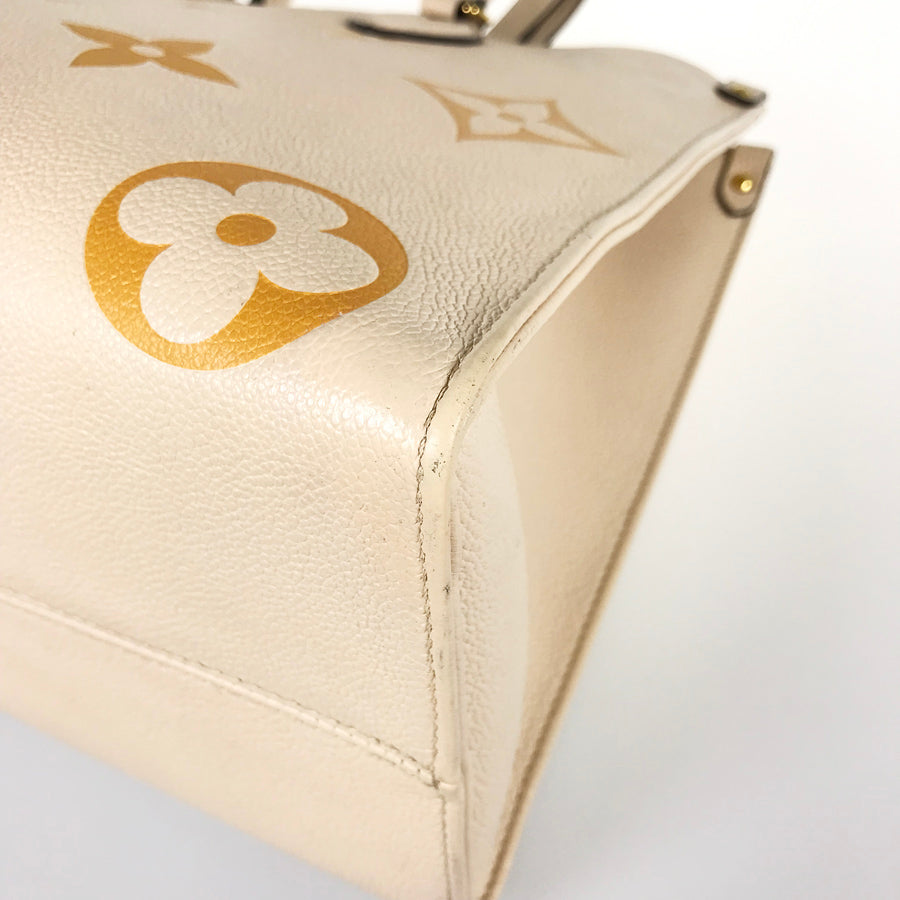 LOUIS VUITTON Monogram Empreinte On the Go MM M45717 Tote bag