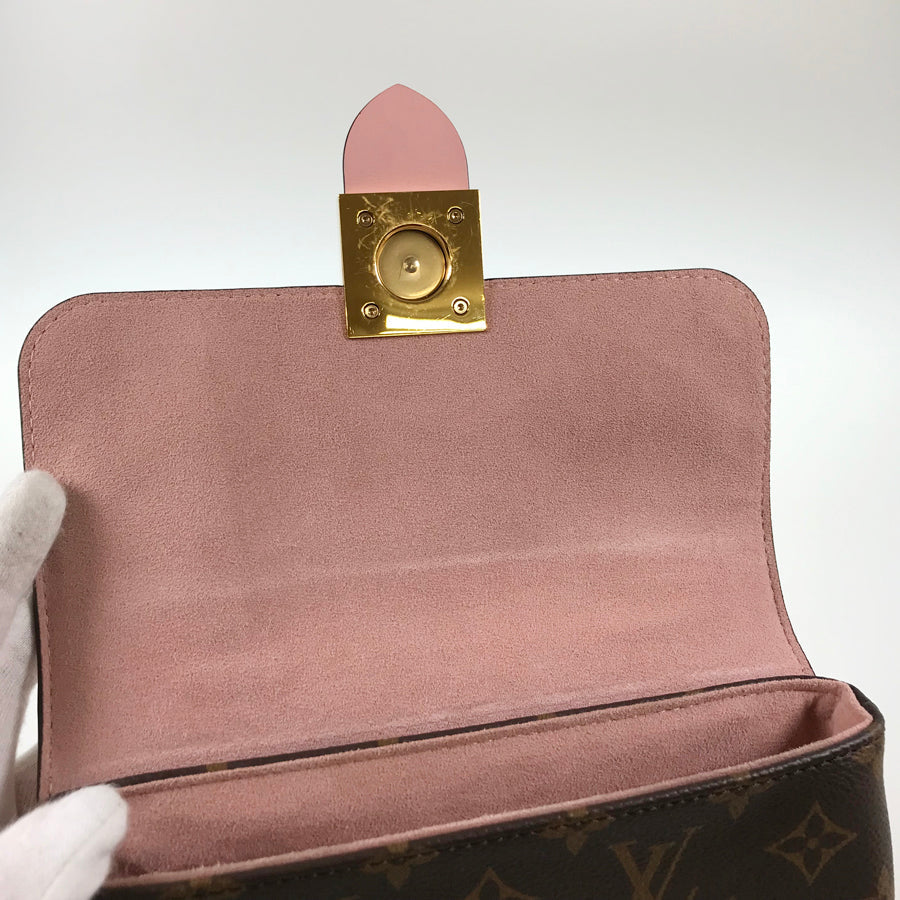 LOUIS VUITTON Monogram Locky BB M44080 Hand bag