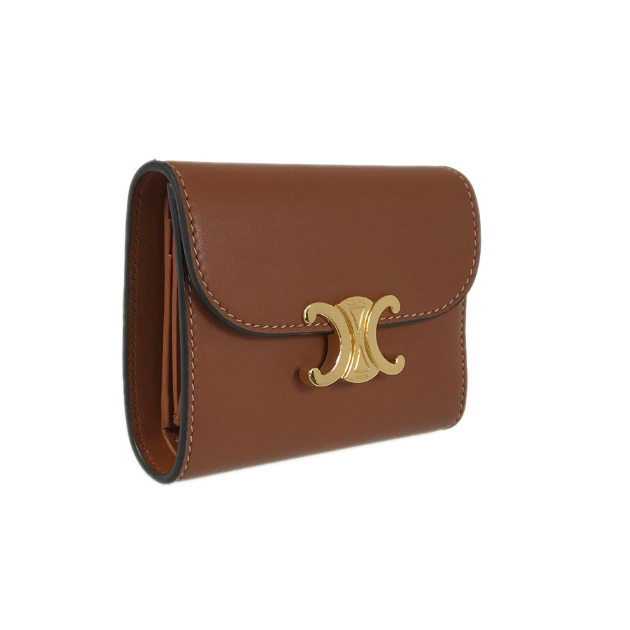 CELINE Triomphe Small wallet 10D783BZG.04LU Trifold wallet
