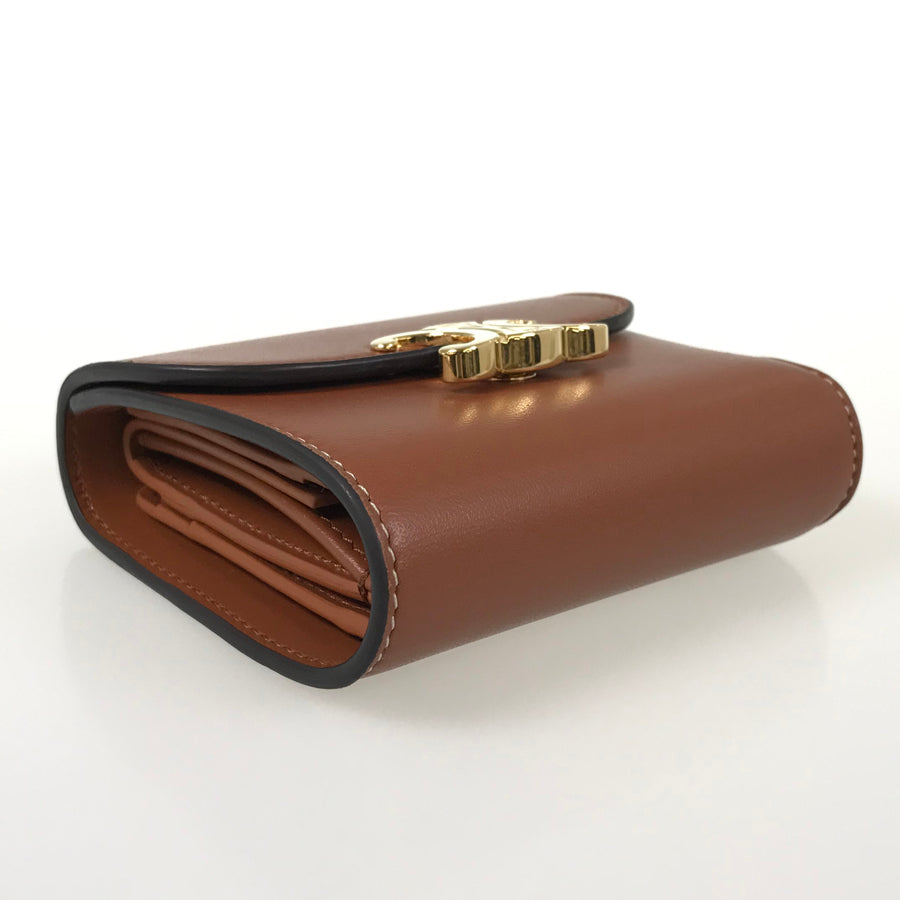 CELINE Triomphe Small wallet 10D783BZG.04LU Trifold wallet