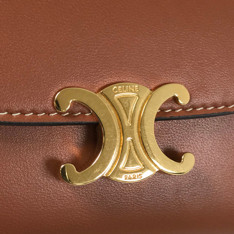 CELINE Triomphe Small wallet 10D783BZG.04LU Trifold wallet