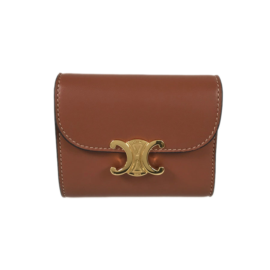 CELINE Triomphe Small wallet 10D783BZG.04LU Trifold wallet