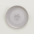 Hermes Porcelain Mosaique Au 24 Platinum Dessert Plate (Set of 2)