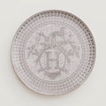 Hermes Porcelain Mosaique Au 24 Platinum Tart Platter