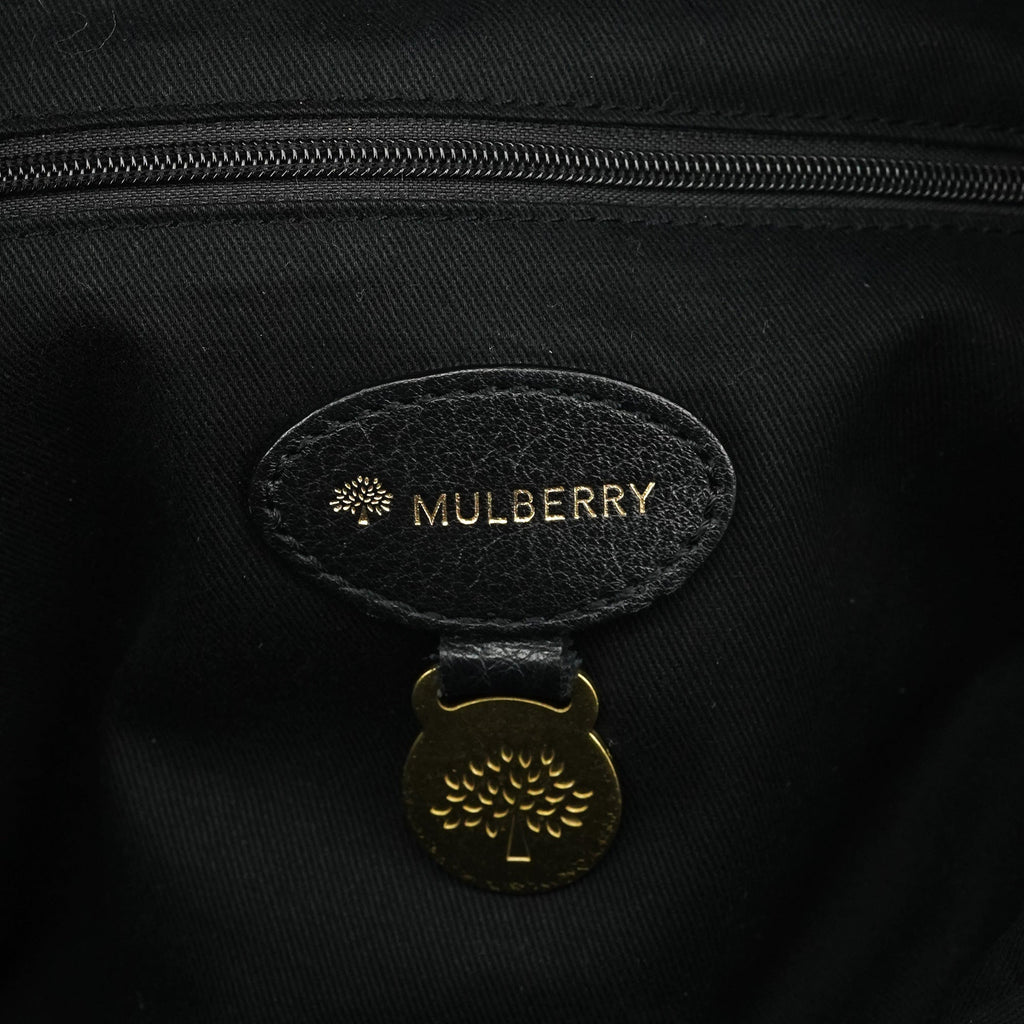 Black Leather Hobo Bag