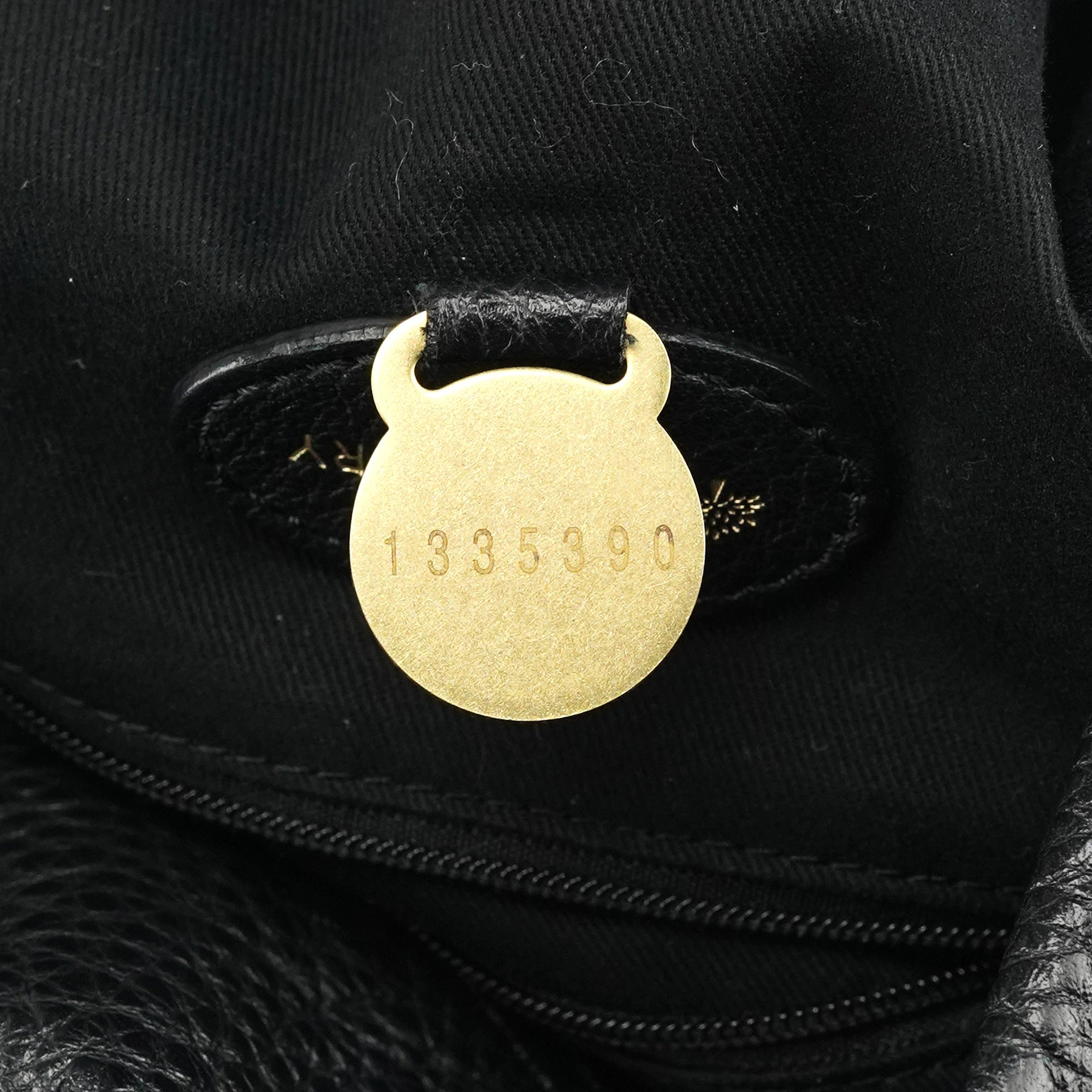 Black Leather Hobo Bag