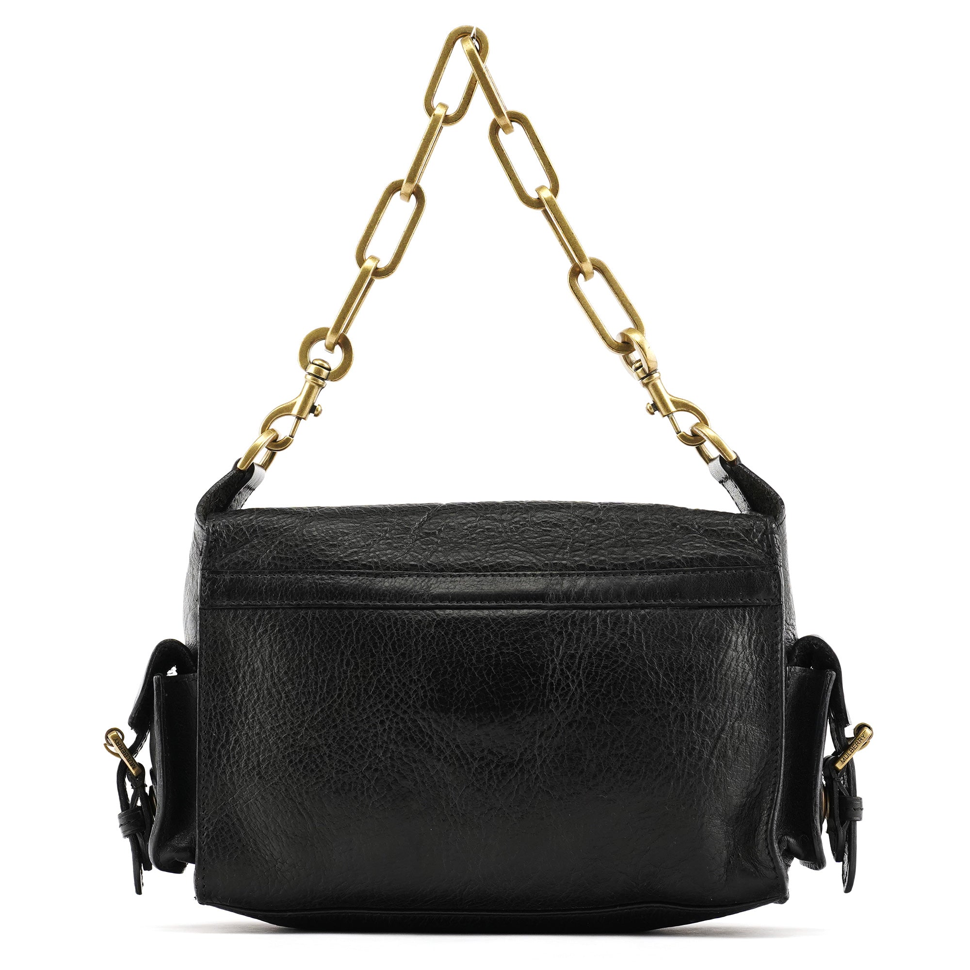 Black Leather Shoulder Bag