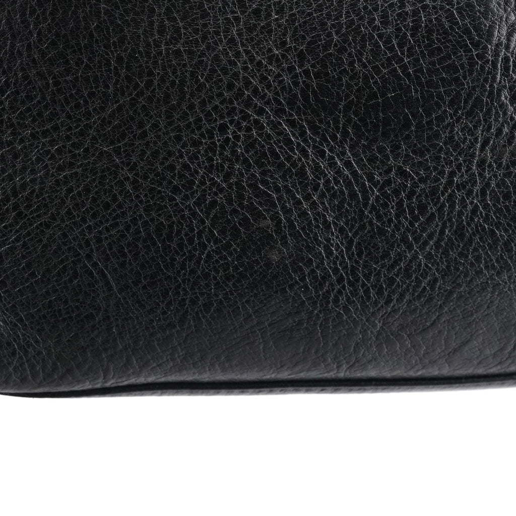 Black Leather Shoulder Bag