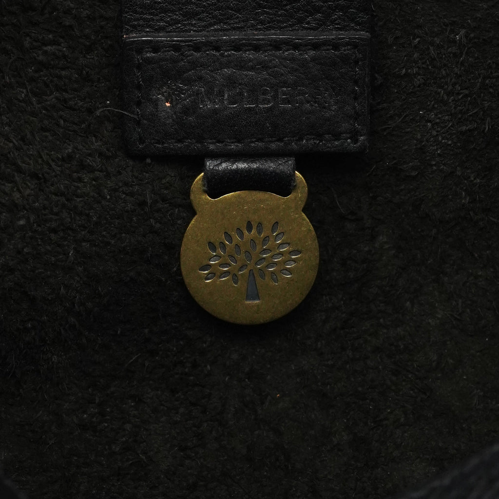 Black Leather Shoulder Bag