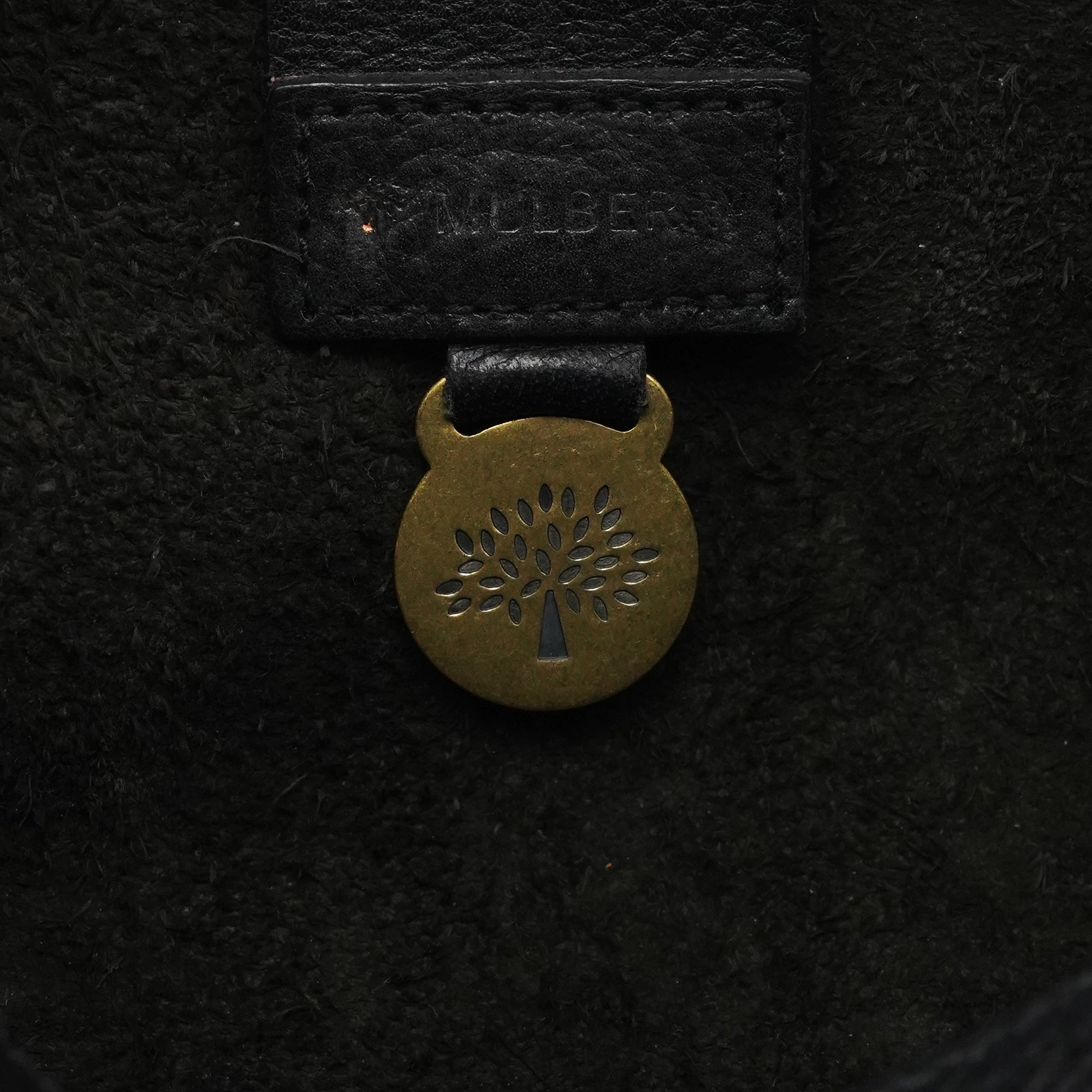 Black Leather Shoulder Bag