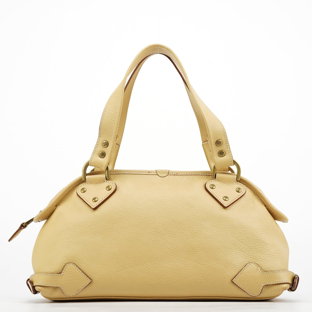 Ivory Leather Knightsbridge Tote Bag