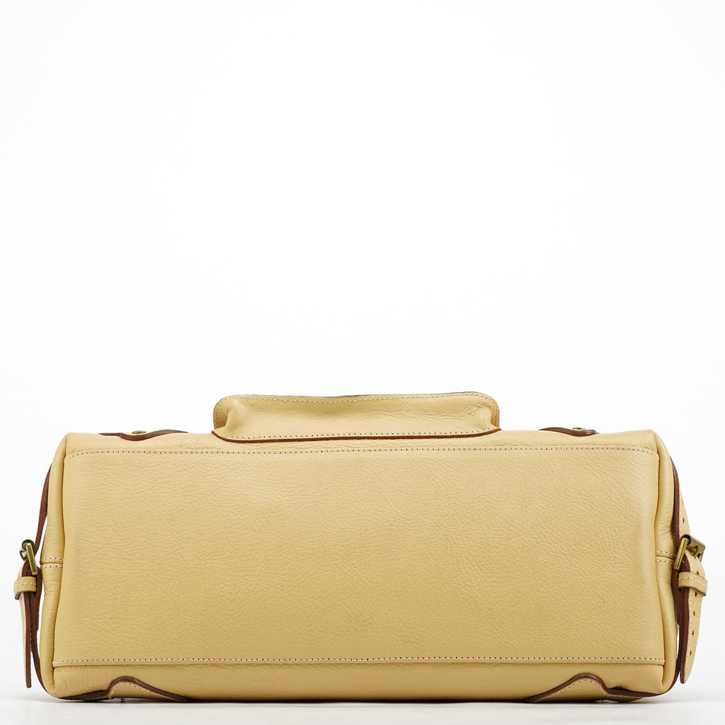 Ivory Leather Knightsbridge Tote Bag