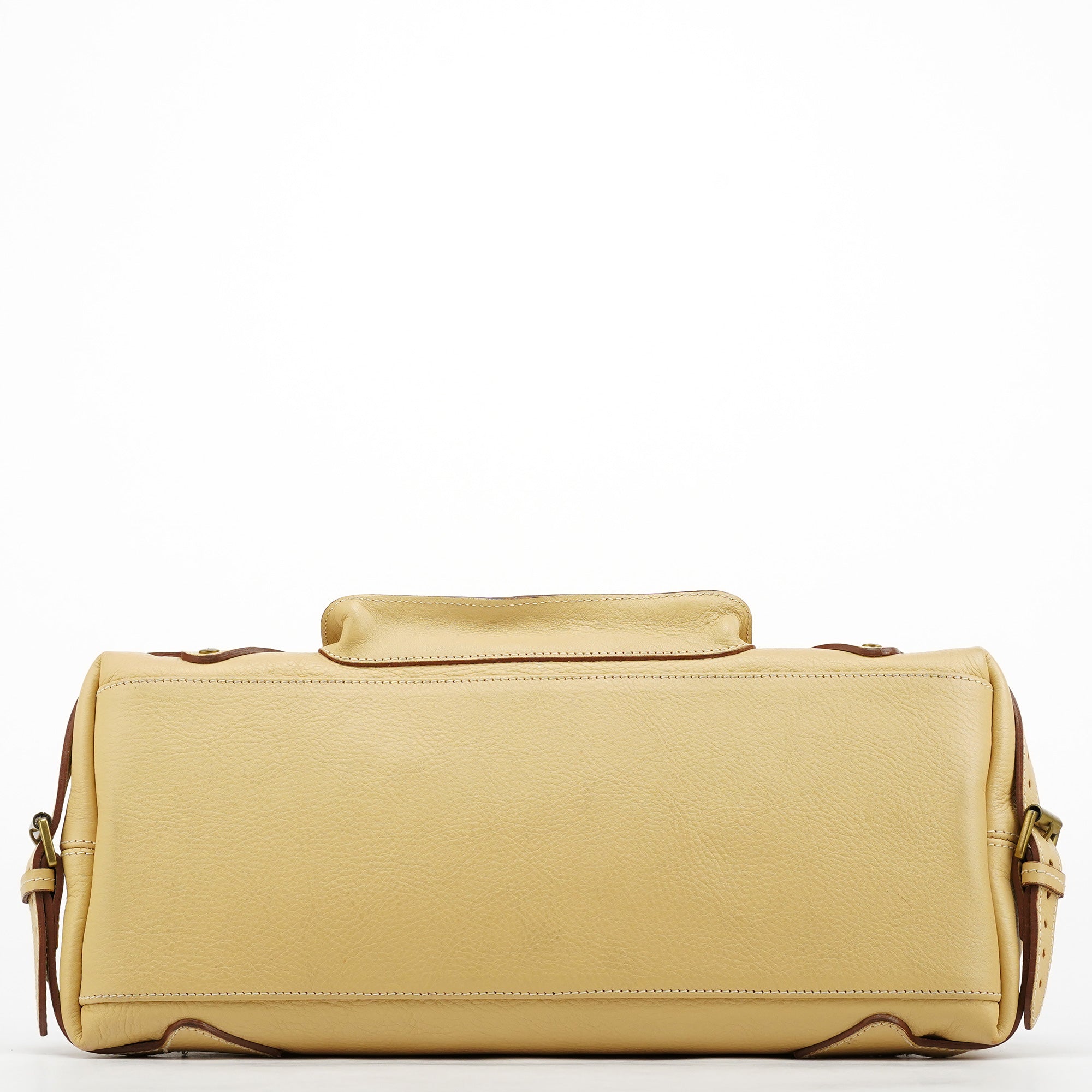 Ivory Leather Knightsbridge Tote Bag
