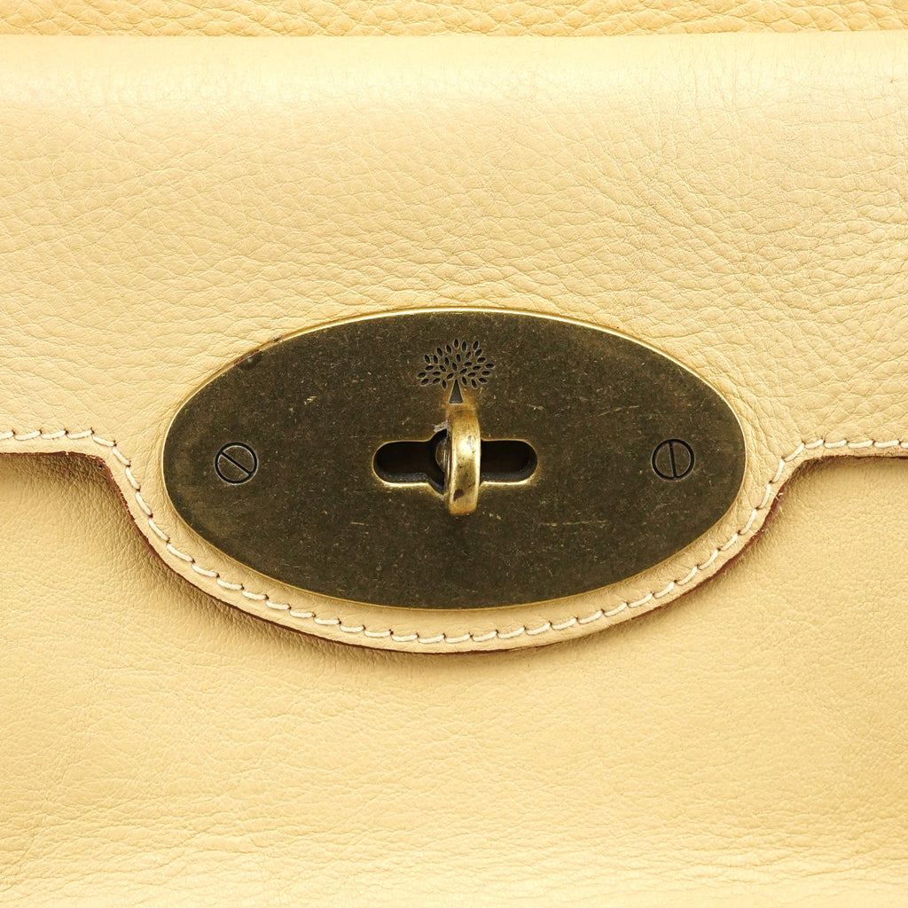 Ivory Leather Knightsbridge Tote Bag