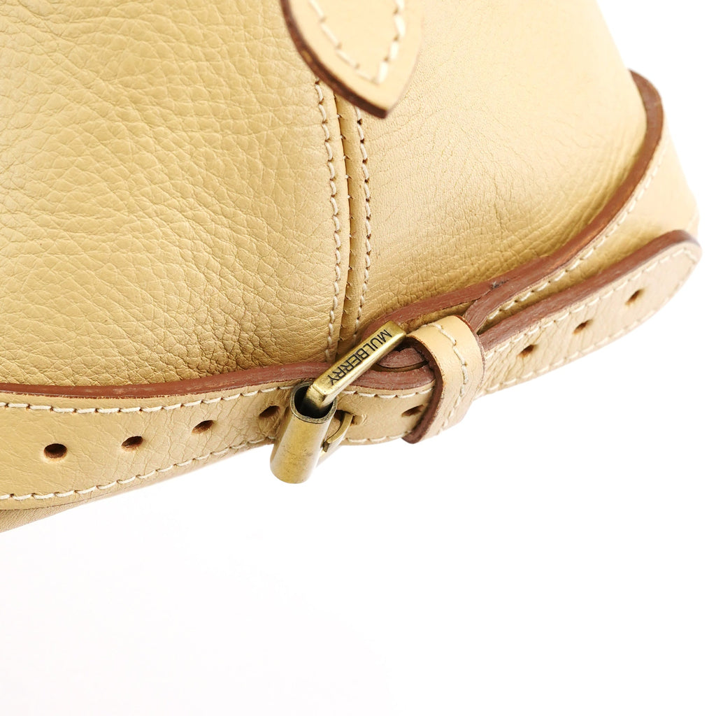 Ivory Leather Knightsbridge Tote Bag