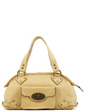 Ivory Leather Knightsbridge Tote Bag