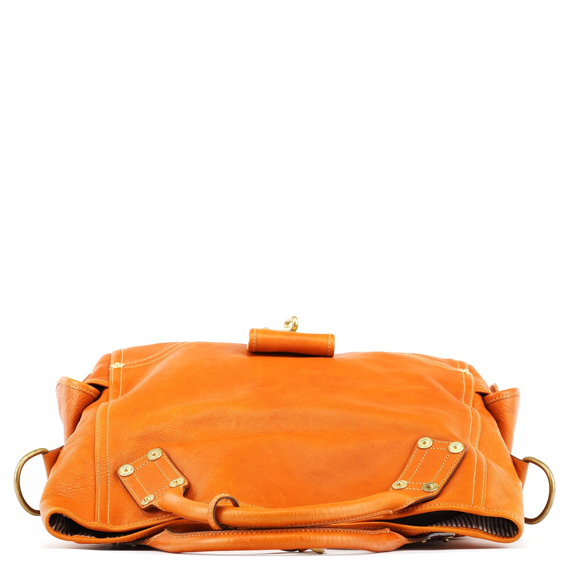 Light Brown Leather 2-Way Bag