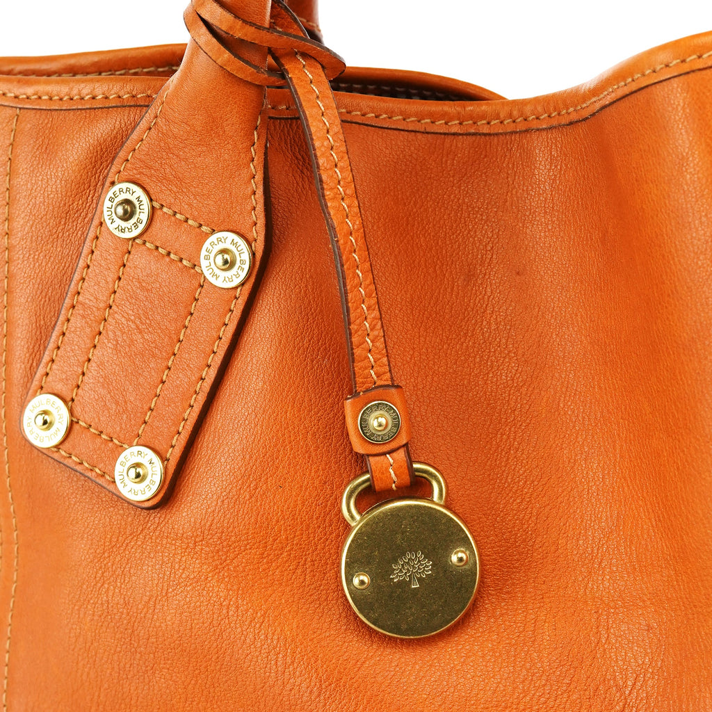 Light Brown Leather 2-Way Bag