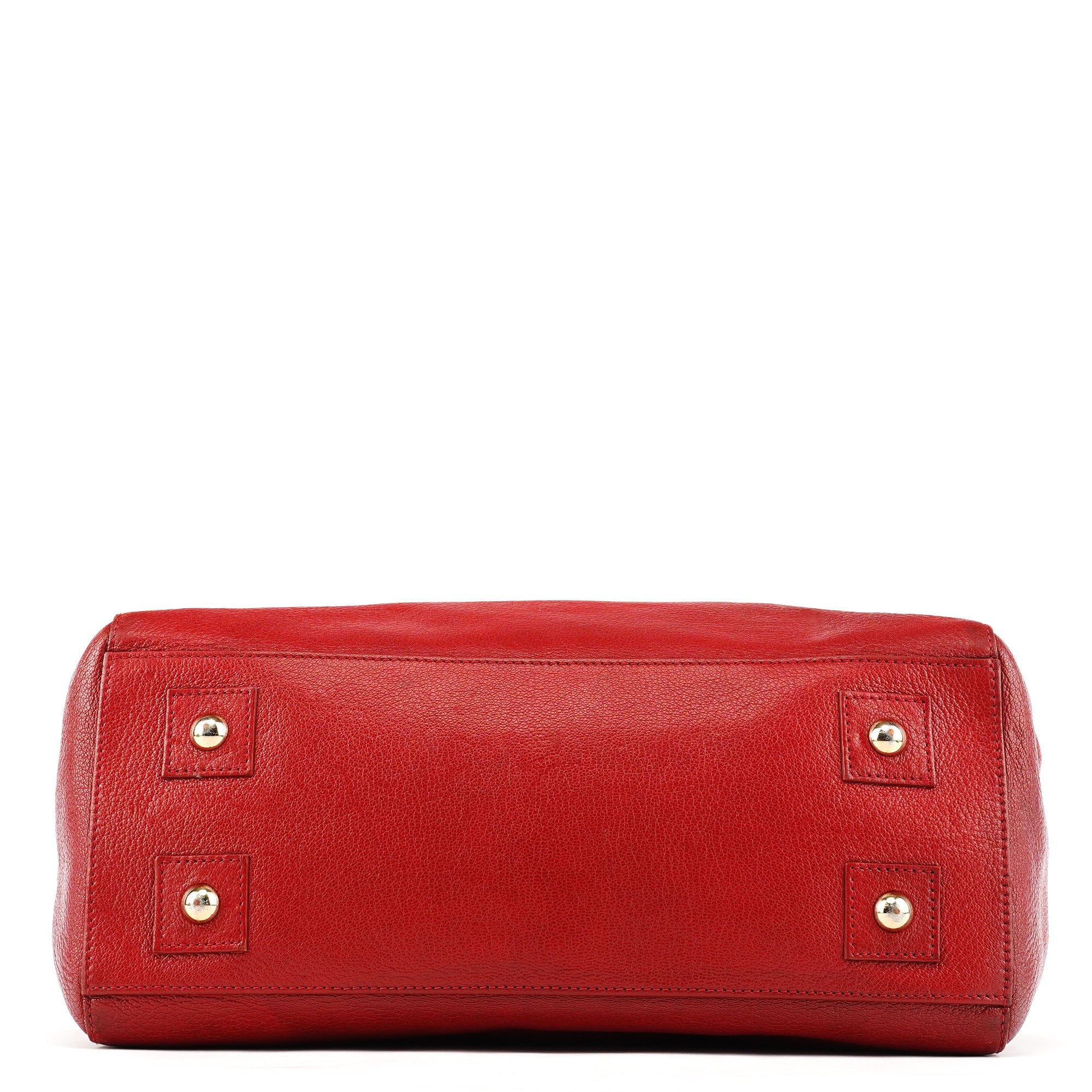 Red Leather Bayswater Tote Bag