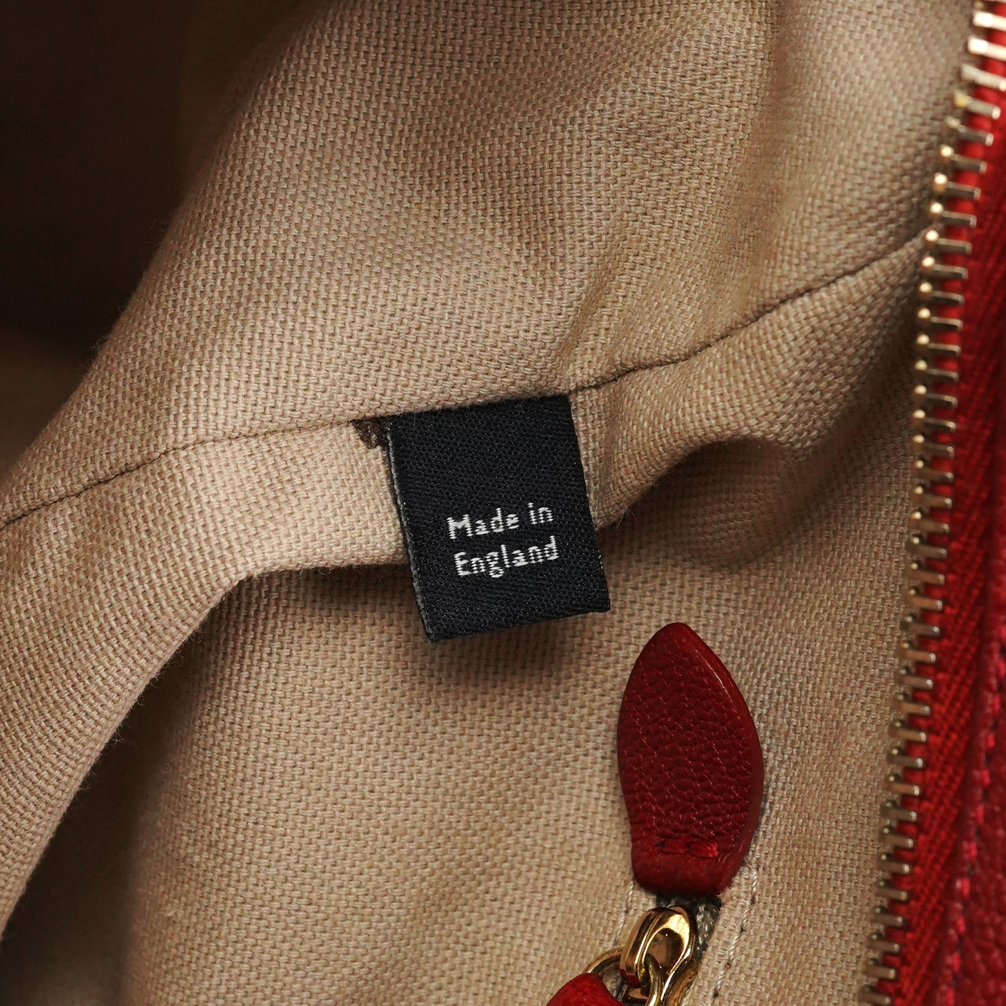 Red Leather Bayswater Tote Bag