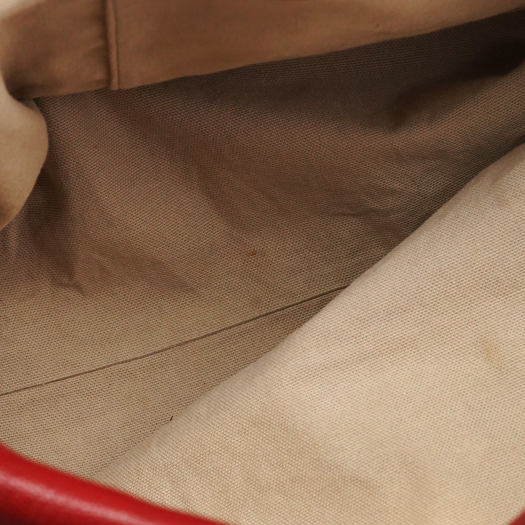 Red Leather Bayswater Tote Bag
