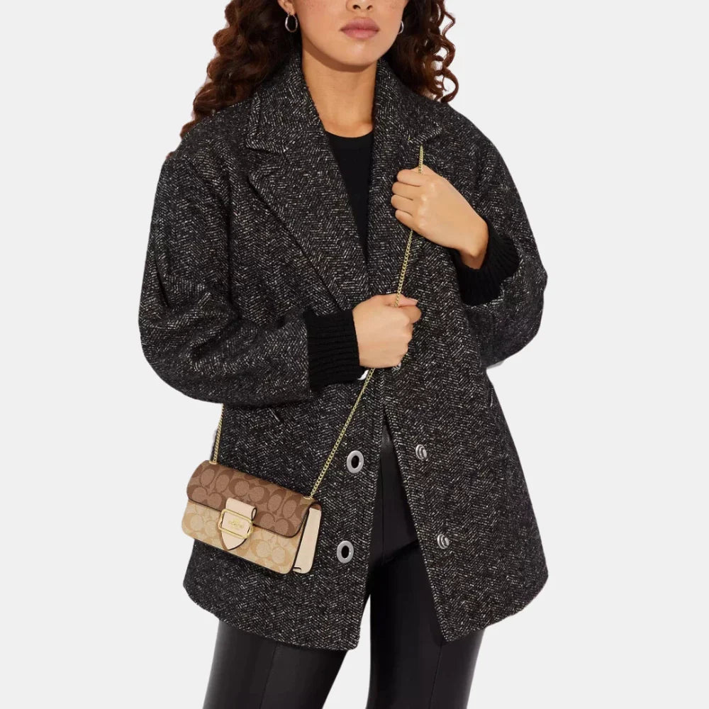 Coach Morgan Crossbody In Blocked Signature Canvas