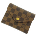 LOUIS VUITTON Portefeuille Victorine RedN41659 Damier Ebene Canvas