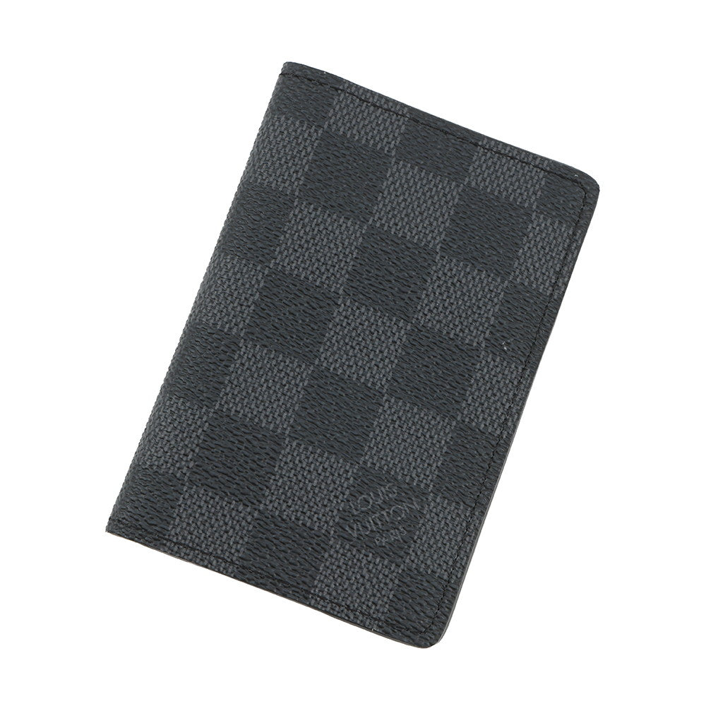 LOUIS VUITTON Card Case Organizer de Poche NoirN63143 Damier Graphite