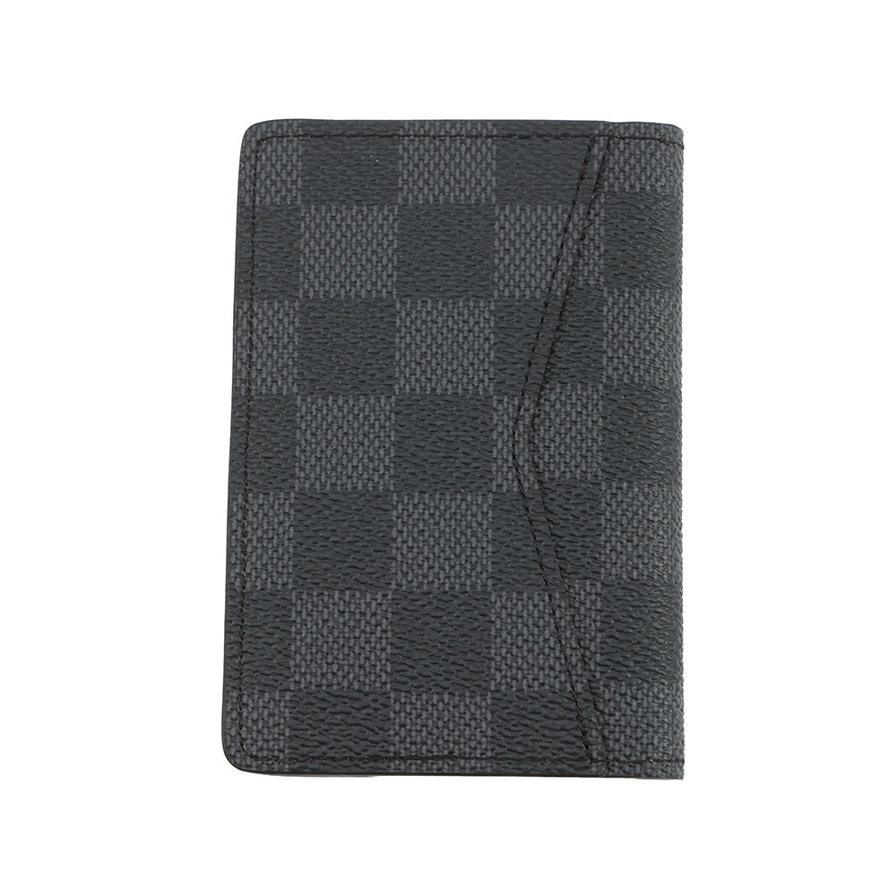 LOUIS VUITTON Card Case Organizer de Poche NoirN63143 Damier Graphite