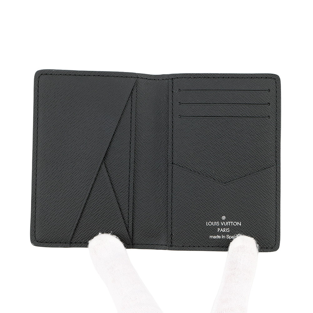 LOUIS VUITTON Card Case Organizer de Poche NoirN63143 Damier Graphite