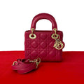 Christian Dior Lady Dior Leather 2way Bag