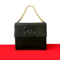 Chanel Coco Mark Lambskin Handbag