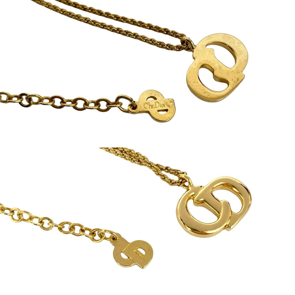 Christian Dior CD Logo Necklace