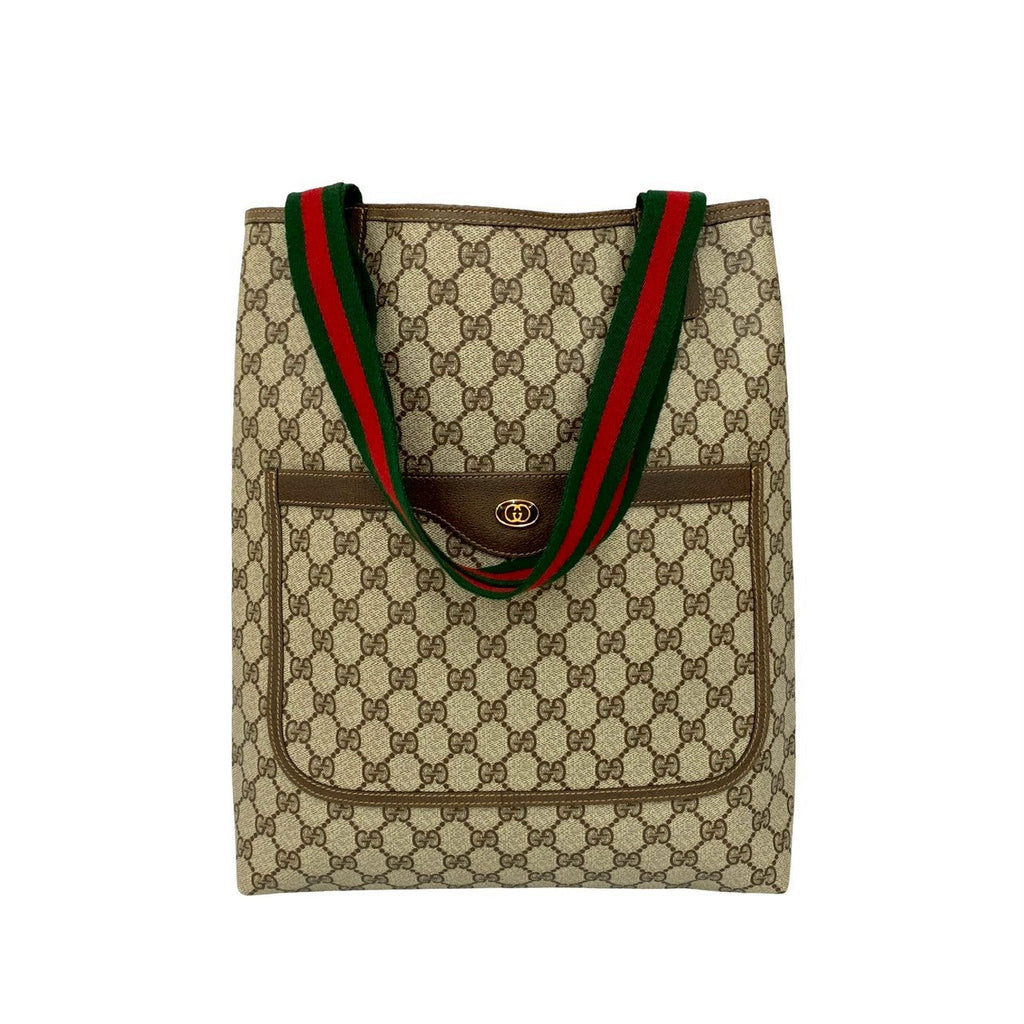 Gucci Old Gucci GG Logo PVC 2way Tote Bag