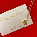Christian Dior CD Logo Necklace