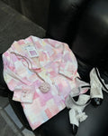 Chanel 23ss new pink woolen jacket