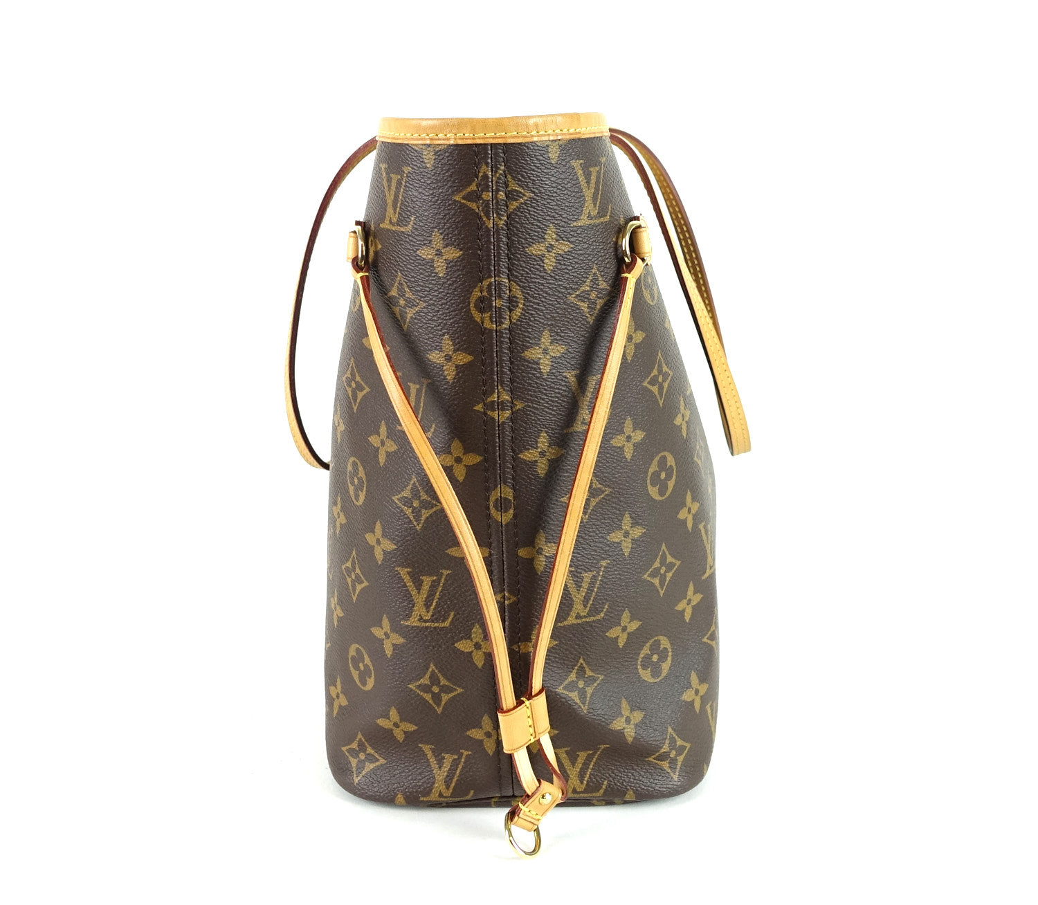 Louis Vuitto Neverfull MM Monogram Canvas Tote Bag with Pochette