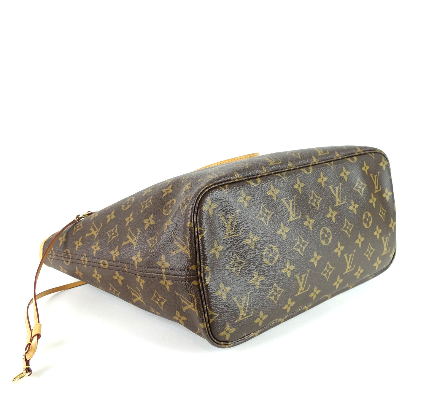 Louis Vuitto Neverfull MM Monogram Canvas Tote Bag with Pochette