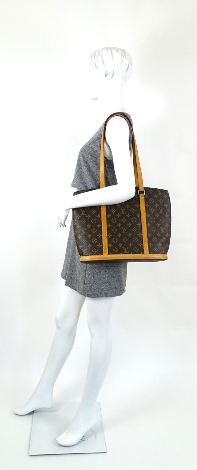 Louis Vuitto Babylone Monogram Canvas Tote Bag