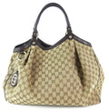 Gucci Sukey Monogram Canvas Large Tote Bag